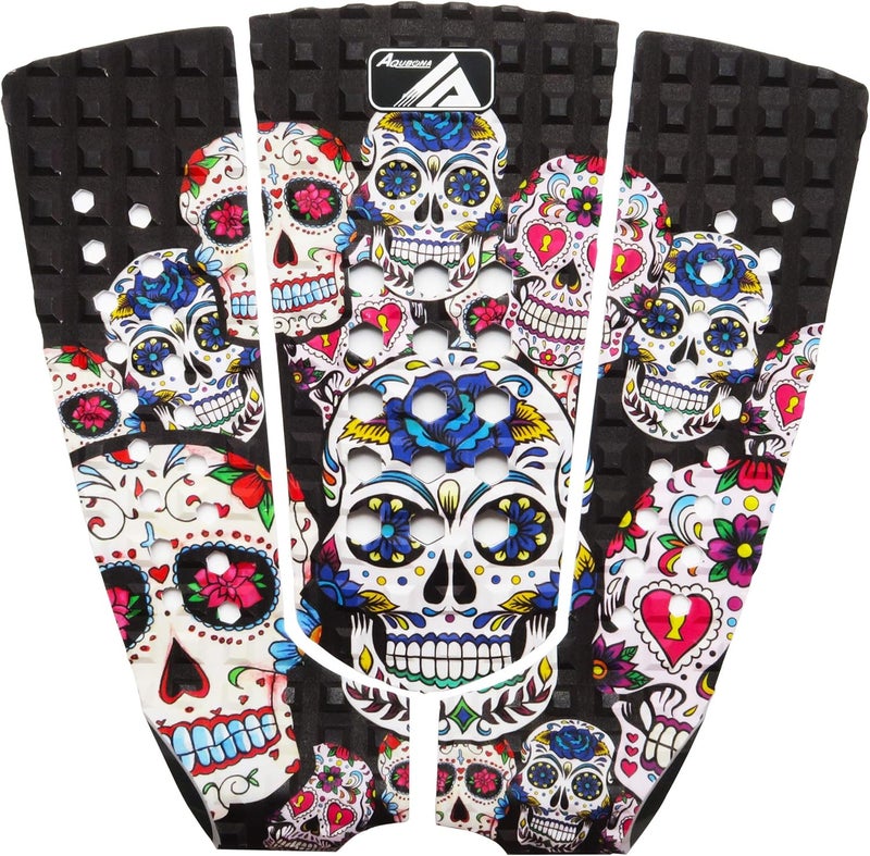 Lonnngg 3/6 Piece Stomp Pad Surfboard EVA Traction Pad Adhesive Professional Tail Pad/Applies All Boards - Surfboards, Shortboards, Longboards, Skimboards/Multiple Color Choices - Image 1